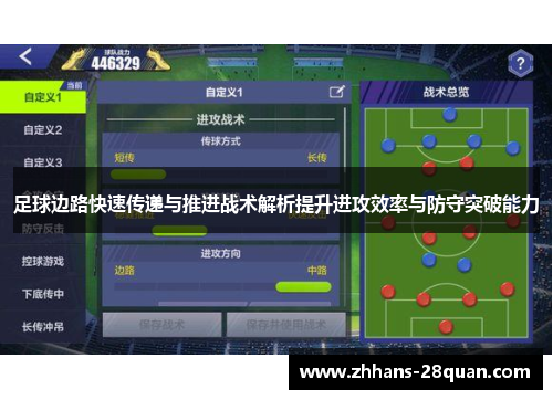 足球边路快速传递与推进战术解析提升进攻效率与防守突破能力